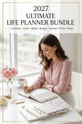 2027 Ultimate Life Planner Bundle: Your Complete Year of Planning, Goals & Growth