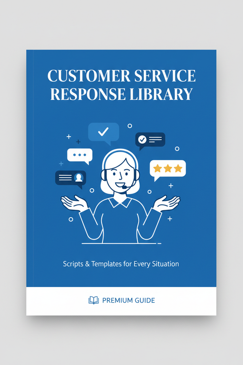 Customer Service Response Library