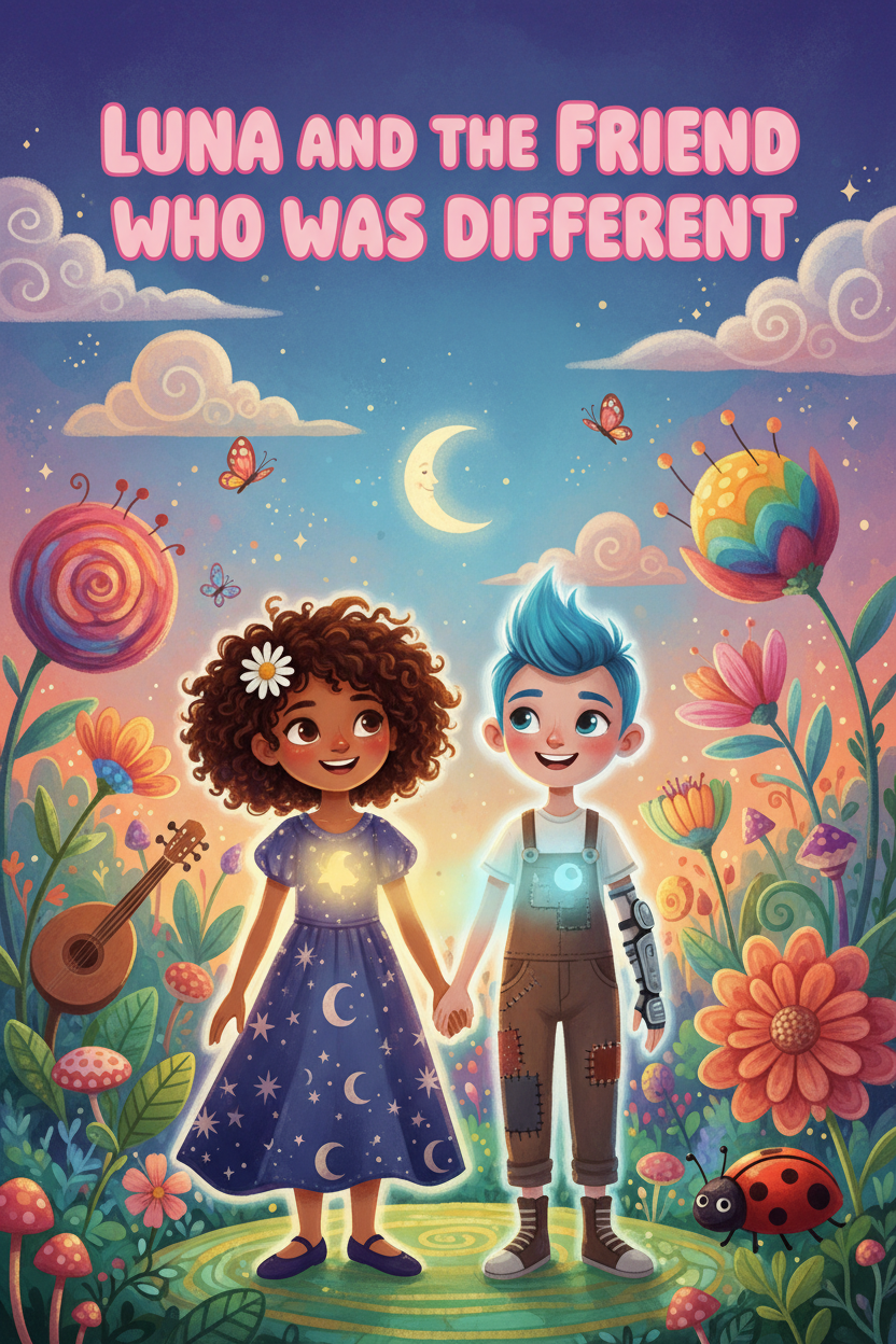 Luna and the Friend Who Was Different children's book cover