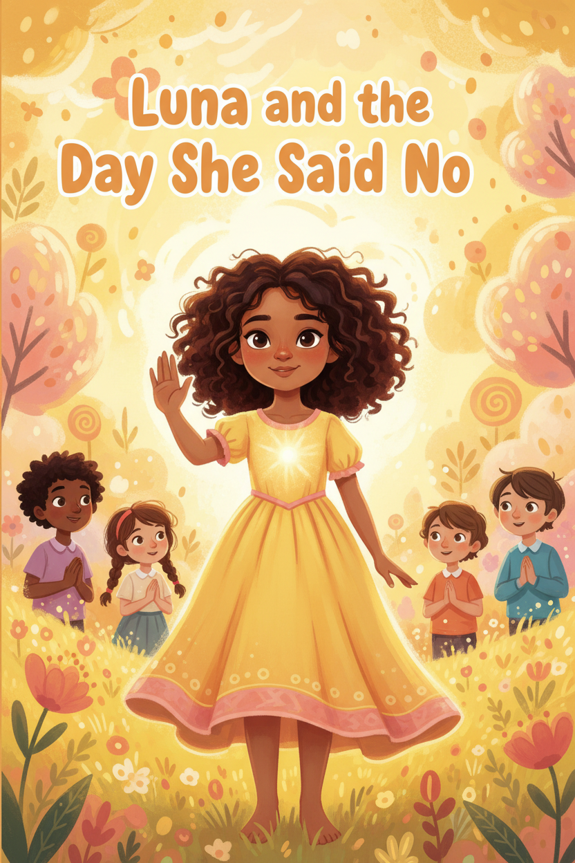 Luna and the Day She Said No children's book cover