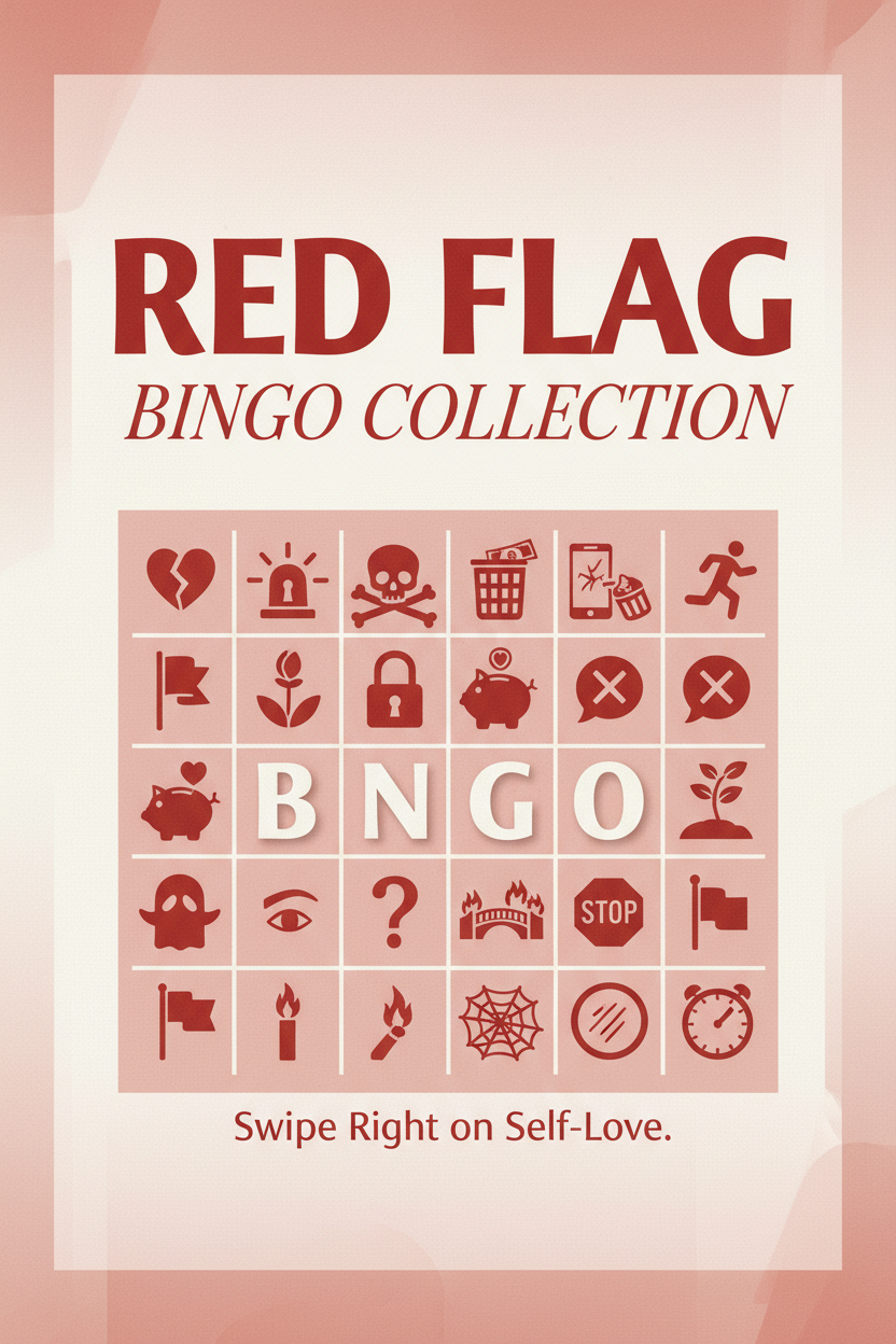 Red Flag Bingo Collection digital printable cover