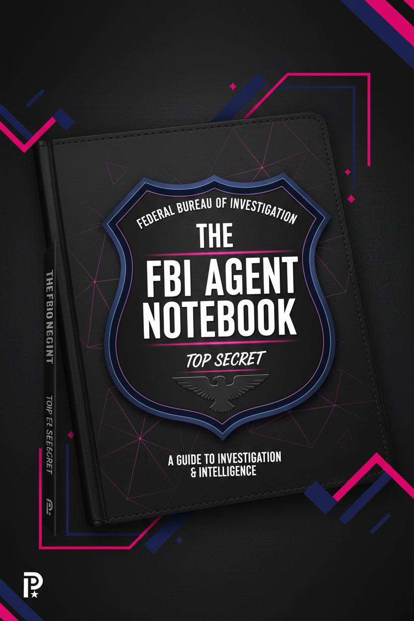 The FBI Agent Notebook digital journal cover