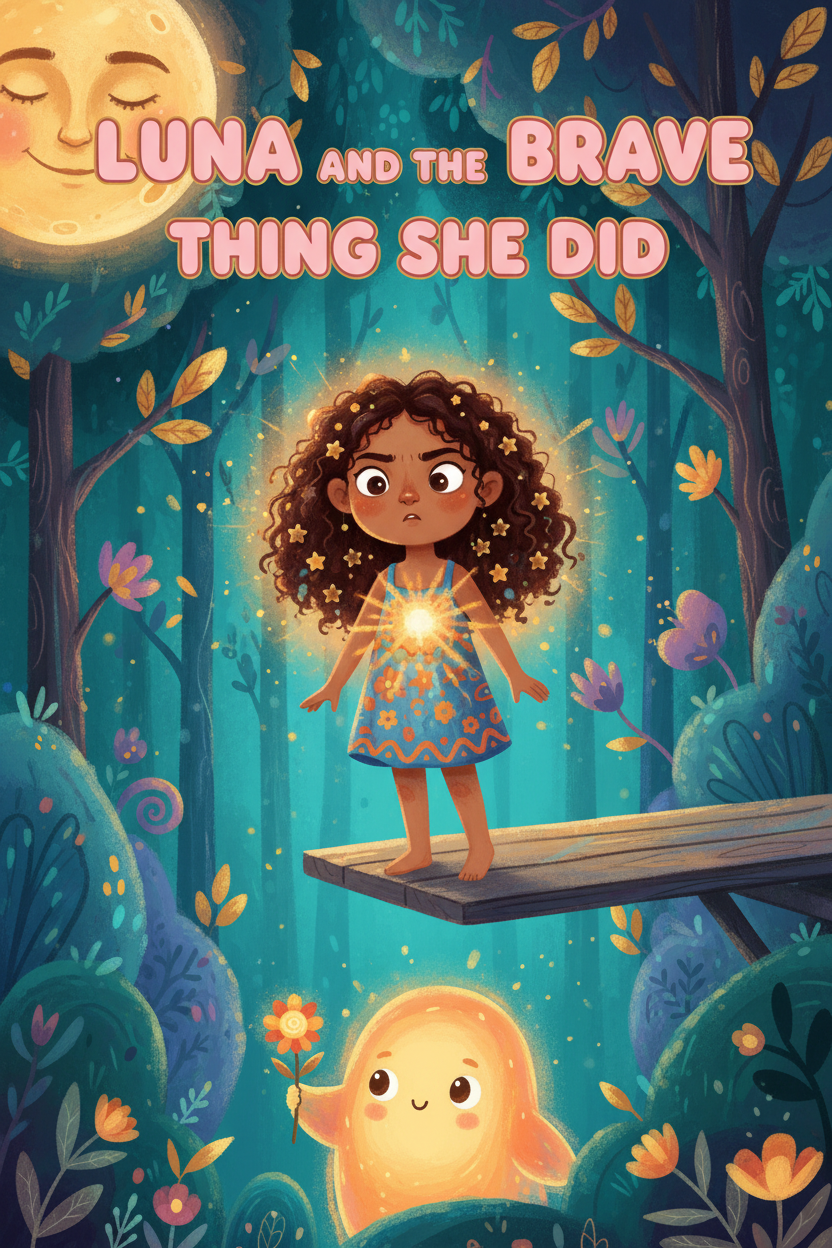 Luna and the Brave Thing She Did children's book cover