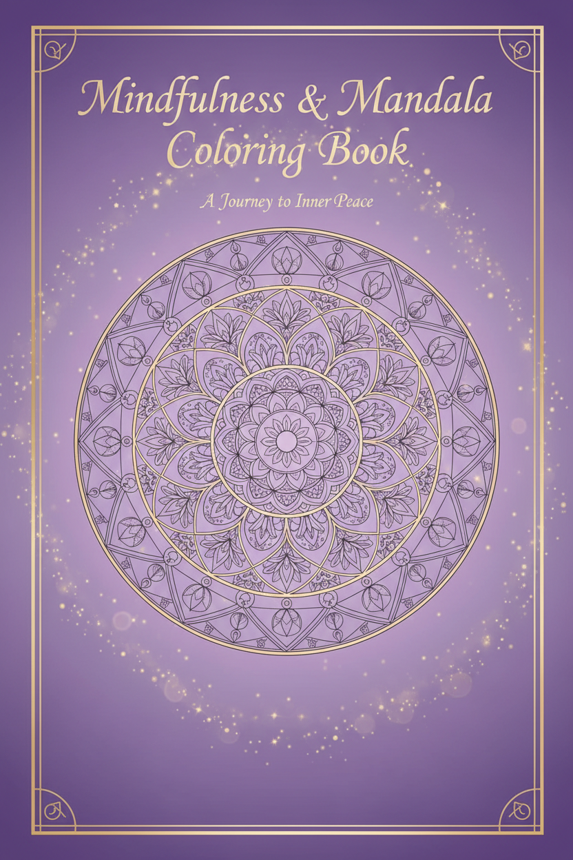 Mindfulness & Mandala Coloring Book
