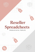 Reseller Spreadsheets Cover