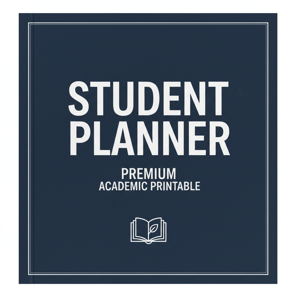 Student Planner - Navy