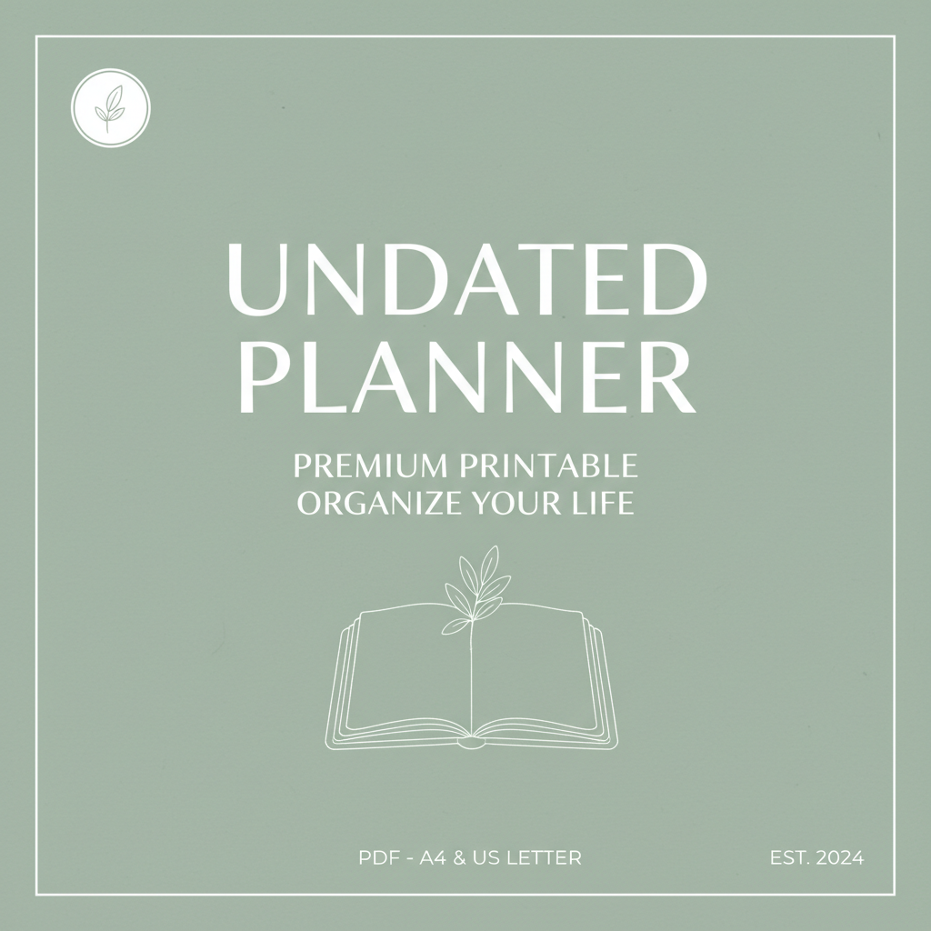 Undated Planner